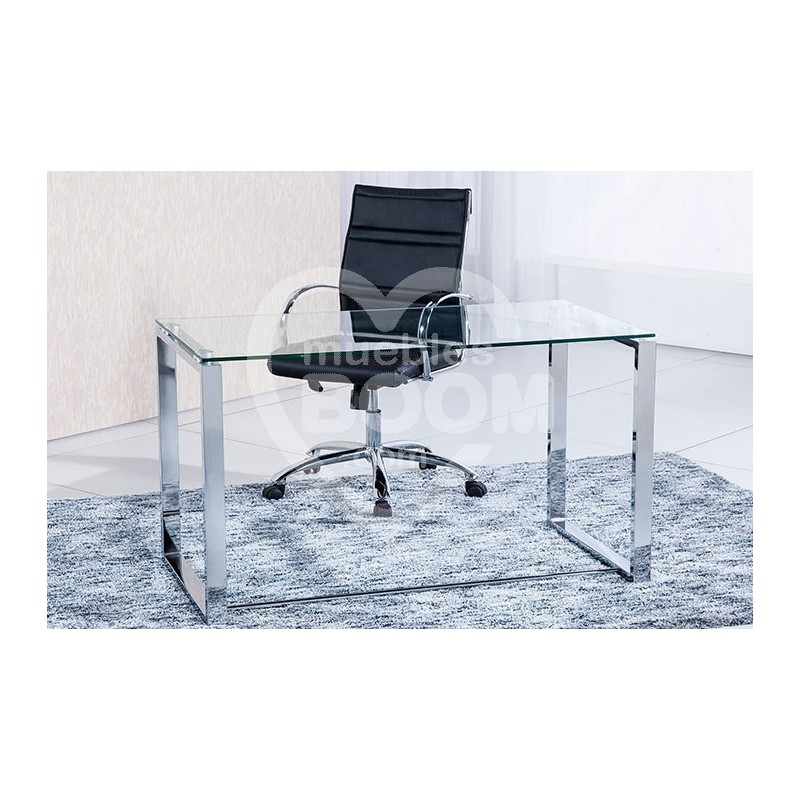 Mesa Escritorio de cristal templado modelo ZARAGOZA