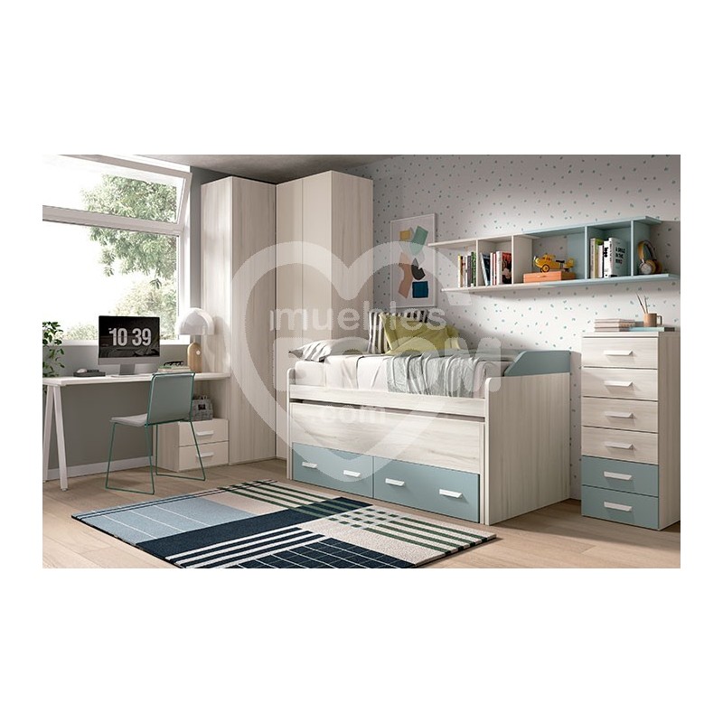 ▷ DORMITORIOS JUVENILES desde 199 € - muebles BOOM