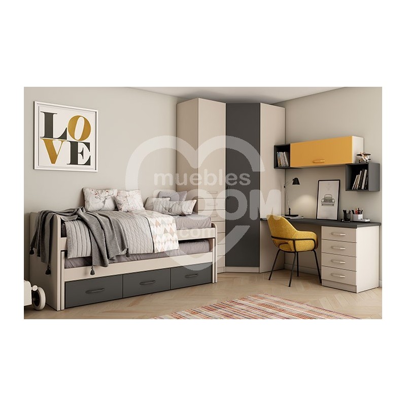 Camas abatibles con armario 002.245 - muebles BOOM