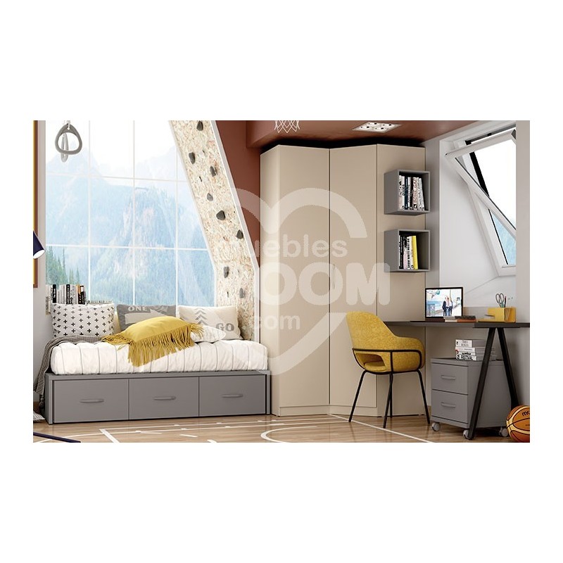 ▷ DORMITORIOS JUVENILES desde 199 € - muebles BOOM