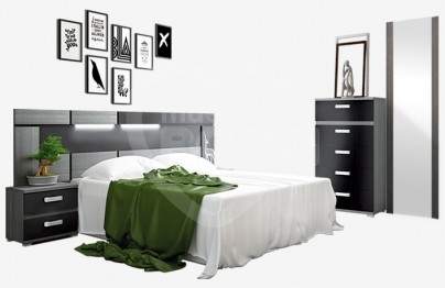 Dormitorio adulto con luces LED 012.005