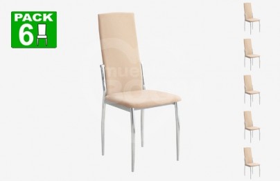 Pack 6 sillas 012.070