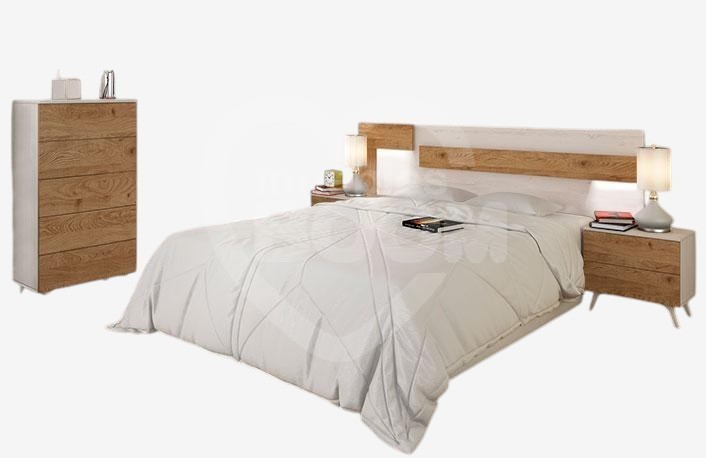 Dormitorio adulto con luces LED 012.078