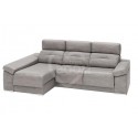 Chaise longue extraible y reclinable